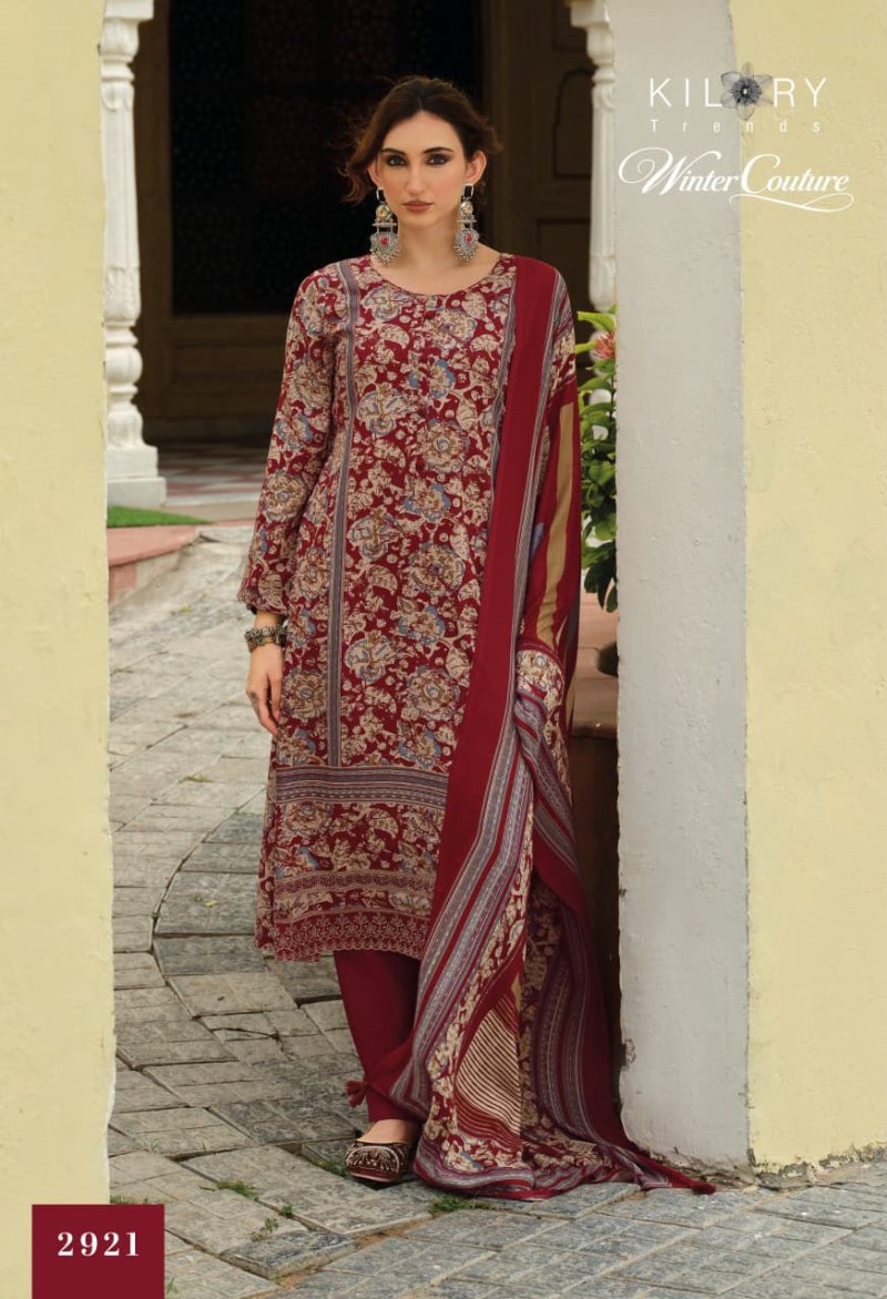 Winter Couture By Kilory Viscose Pashmina Dress Material